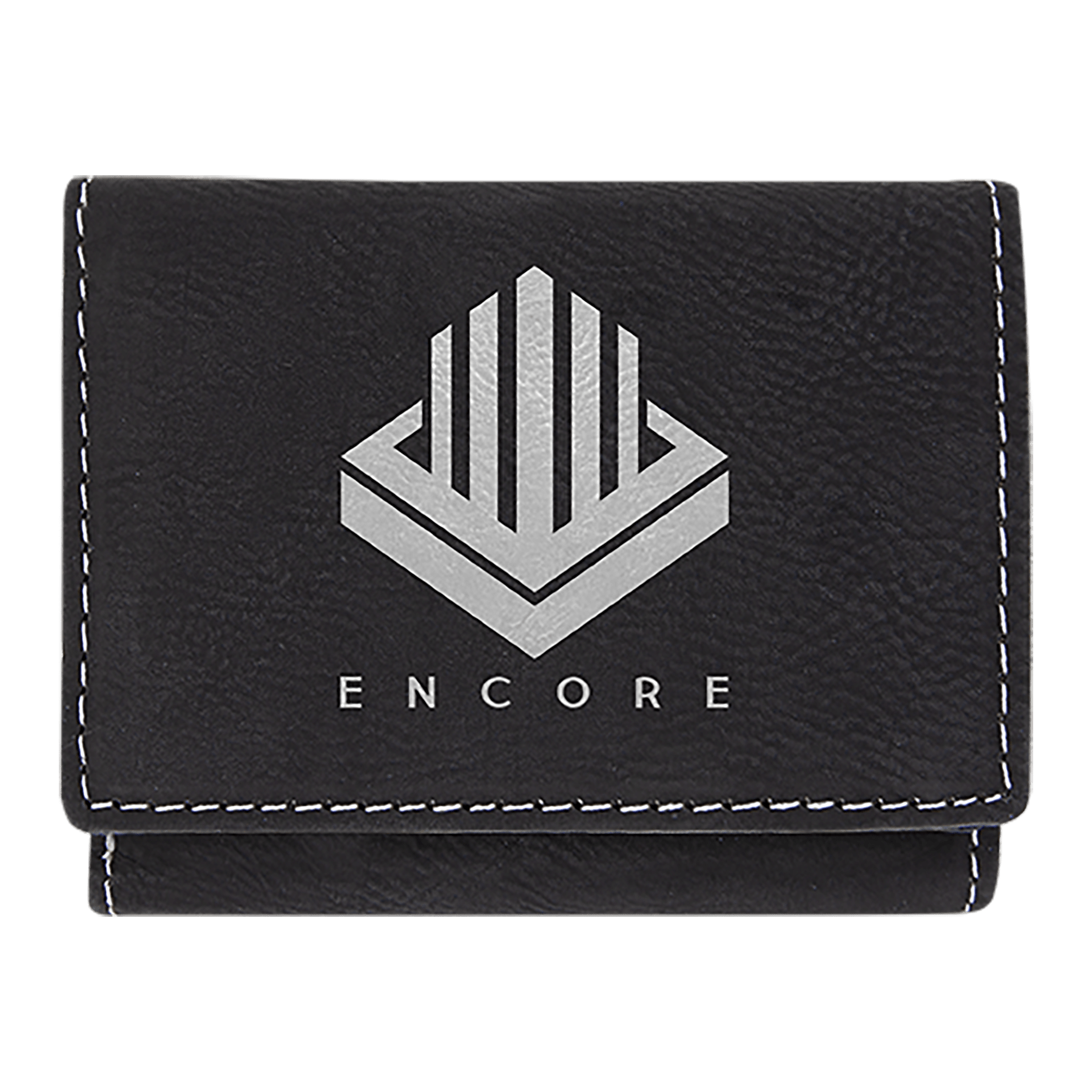 Cartera Hombre Negro-Plateado