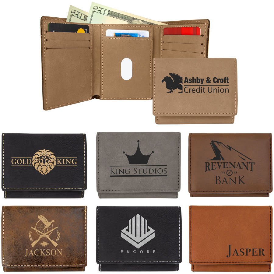 Cartera Hombre Negro-Plateado