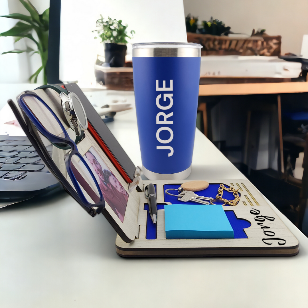 Organizador de Escritorio + Phone Holder