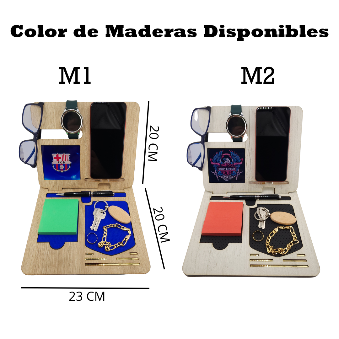 Organizador de Escritorio + Phone Holder