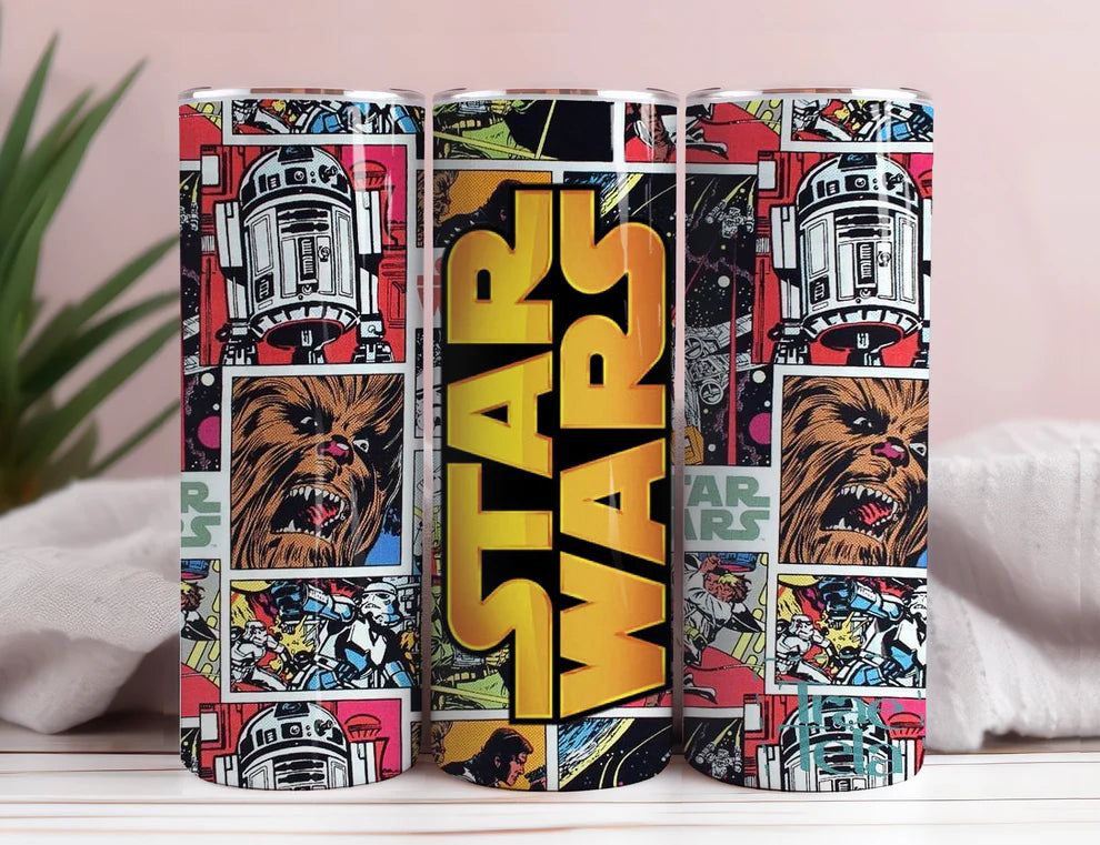 Tumbler Skinny 20oz Sublimado de Star Wars
